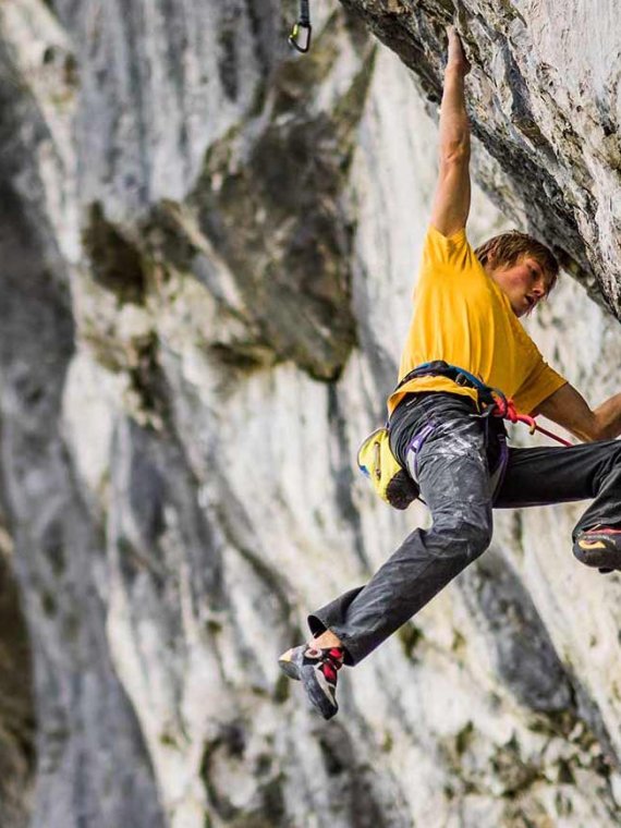 Alex Megos from Erlangen is one of the world's top climbers.